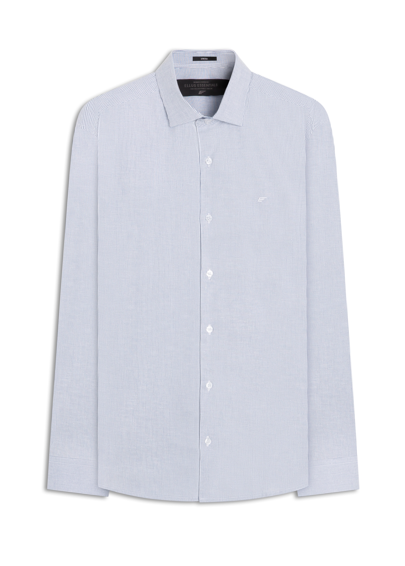 Camisa Tricoline Classic Anatomic Azul Bic