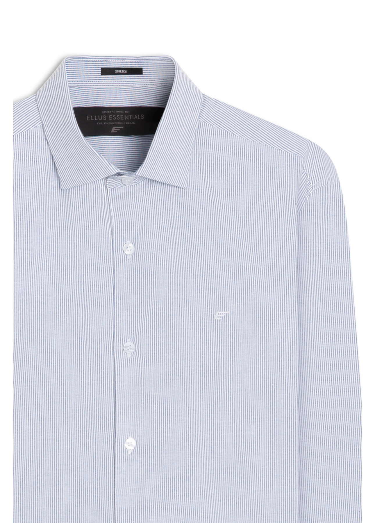 Camisa Tricoline Classic Anatomic Azul Bic
