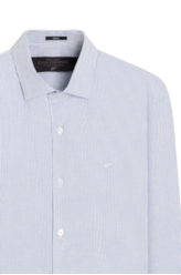 Camisa Tricoline Classic Anatomic Azul Bic