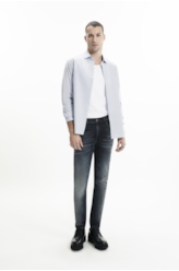 Camisa Tricoline Classic Anatomic Azul Bic