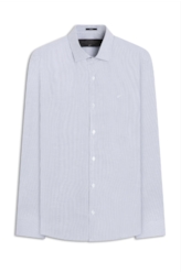 Camisa Tricoline Classic Anatomic Azul Bic