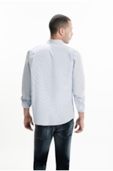 Camisa Tricoline Classic Anatomic Azul Bic