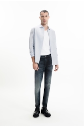 Camisa Tricoline Classic Anatomic Azul Bic