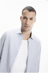 Camisa Tricoline Classic Anatomic Azul Bic