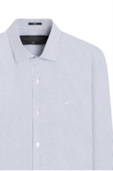 Camisa Tricoline Classic Anatomic Azul Bic