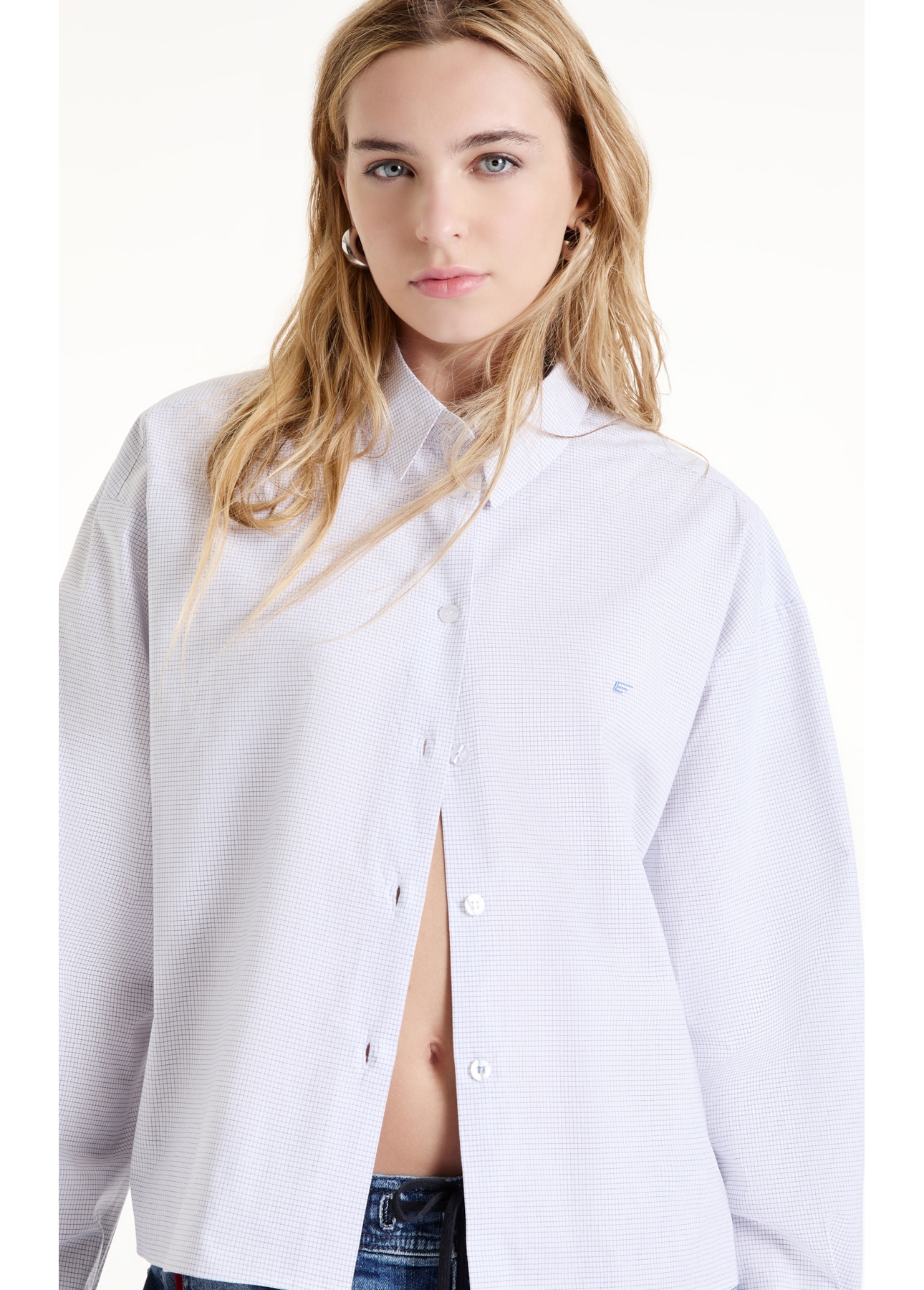 Camisa Tricoline Classic Anatomic Azul Bic