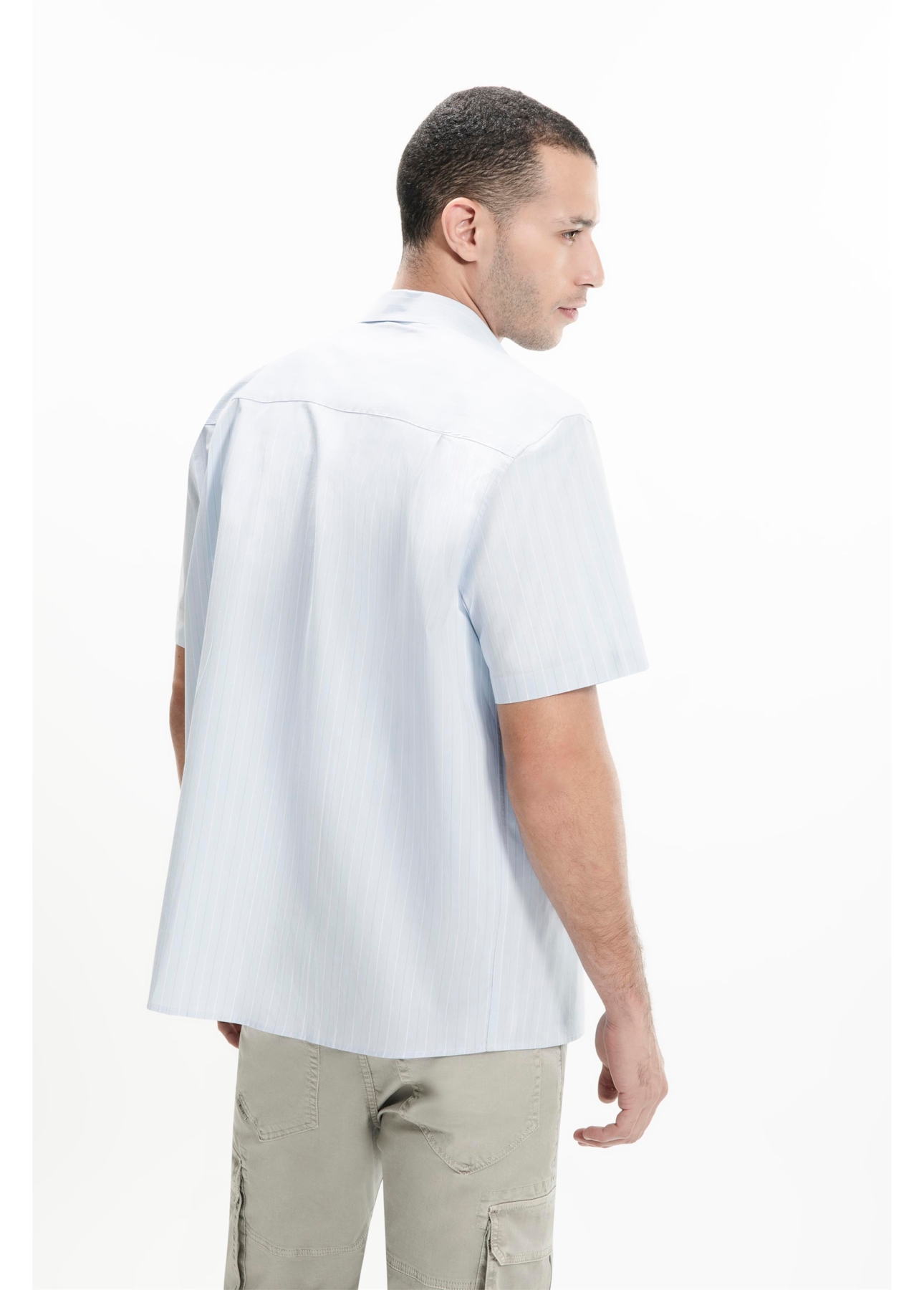 Camisa Tricoline Classic Anatomic Azul Claro