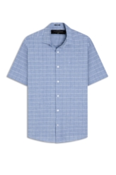 Camisa Tricoline Classic Anatomic Azul Claro
