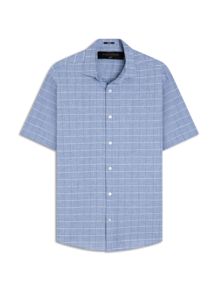 Camisa Tricoline Classic Anatomic Azul Claro