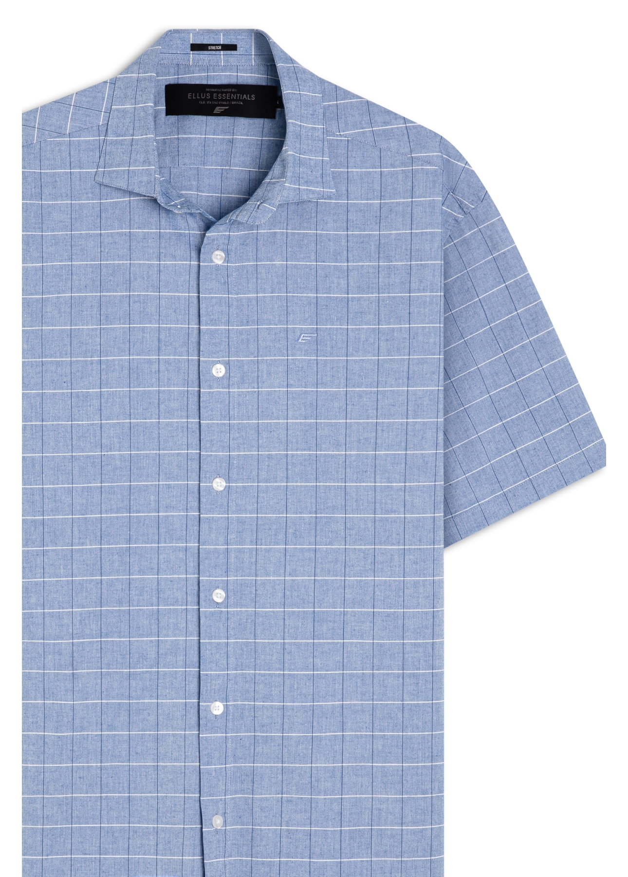 Camisa Tricoline Classic Anatomic Azul Claro
