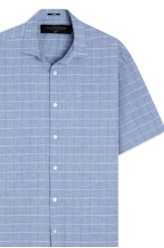 Camisa Tricoline Classic Anatomic Azul Claro
