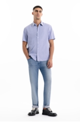 Camisa Tricoline Classic Anatomic Azul Claro