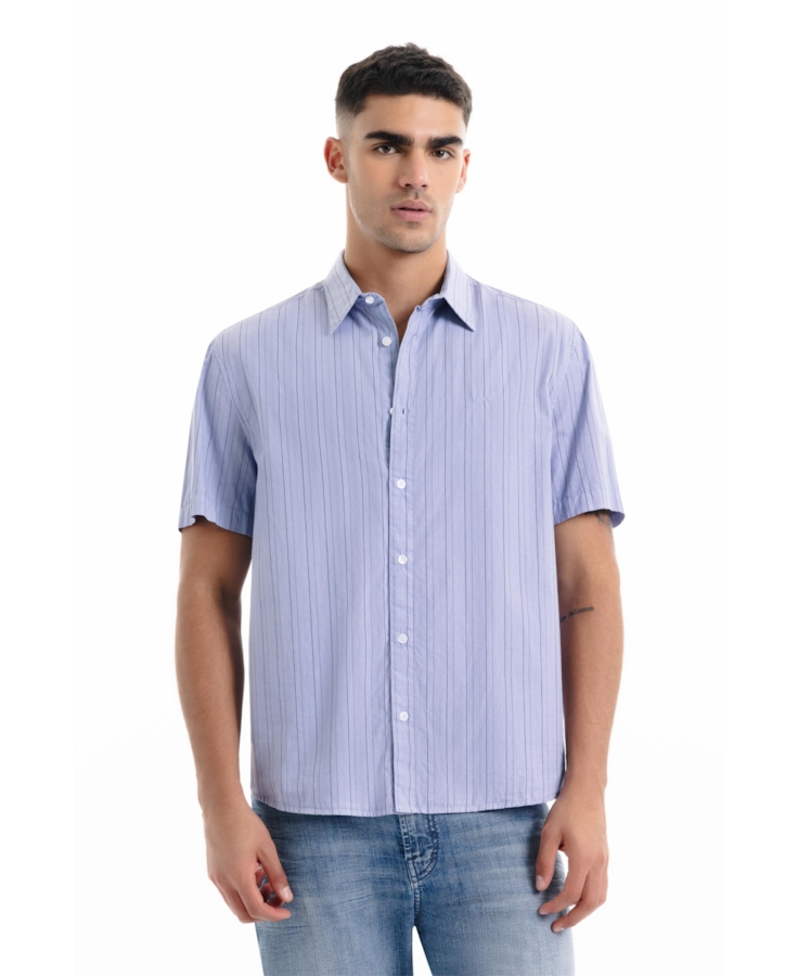 Camisa Tricoline Classic Anatomic Azul Claro