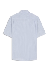 Camisa Tricoline Classic Anatomic Azul Jeans