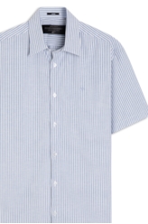 Camisa Tricoline Classic Anatomic Azul Jeans
