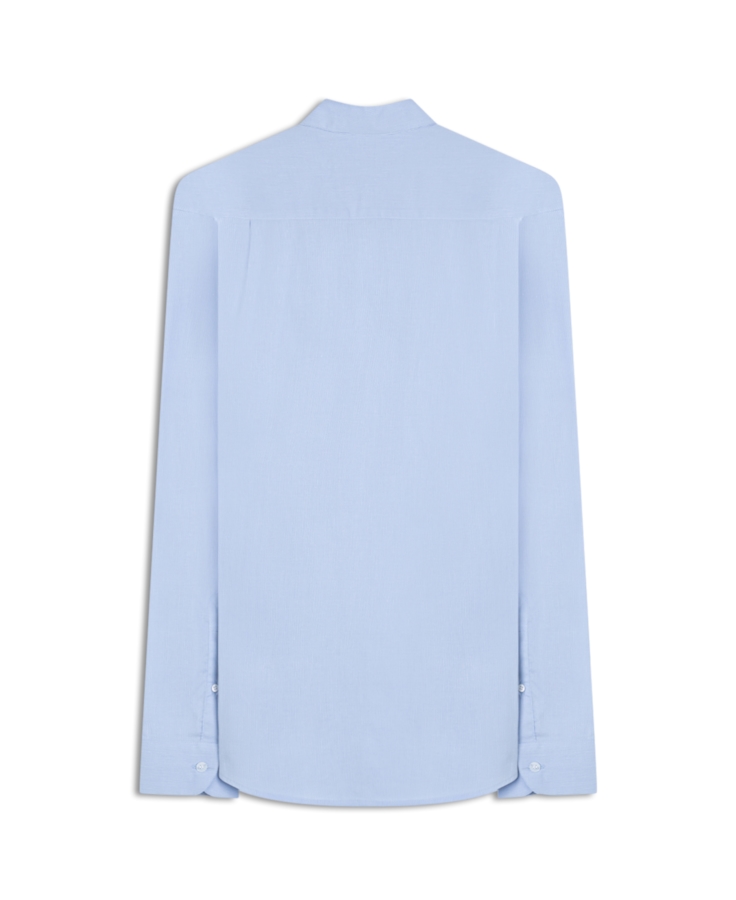 Camisa Tricoline Classic Anatomic Azul Pervante
