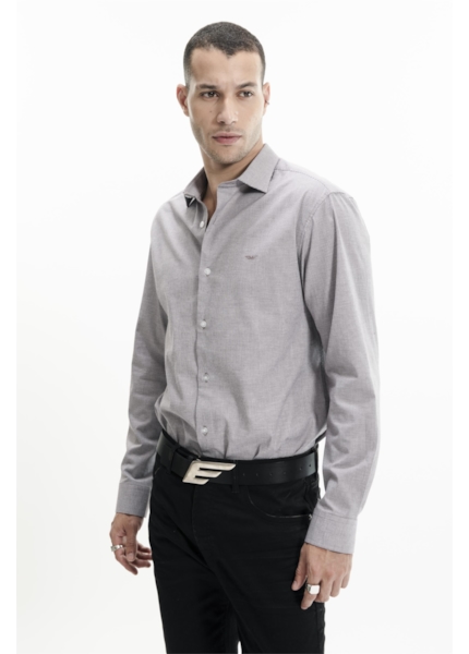 Camisa Tricoline Classic Anatomic Bordeaux