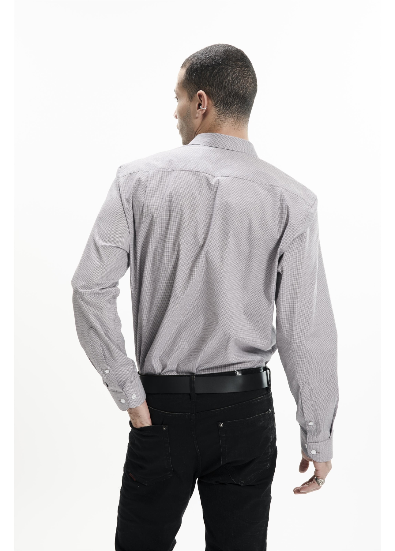 Camisa Tricoline Classic Anatomic Bordeaux