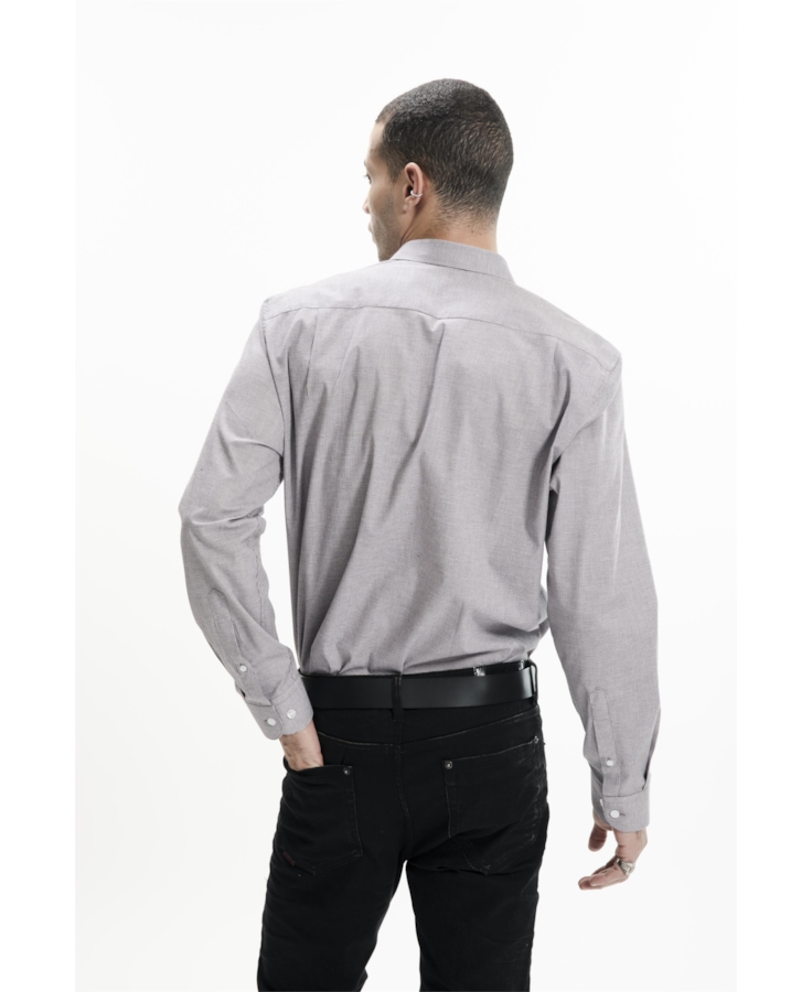Camisa Tricoline Classic Anatomic Bordeaux