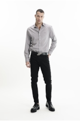 Camisa Tricoline Classic Anatomic Bordeaux