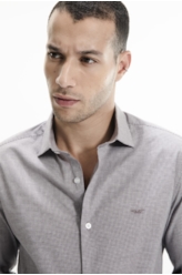 Camisa Tricoline Classic Anatomic Bordeaux