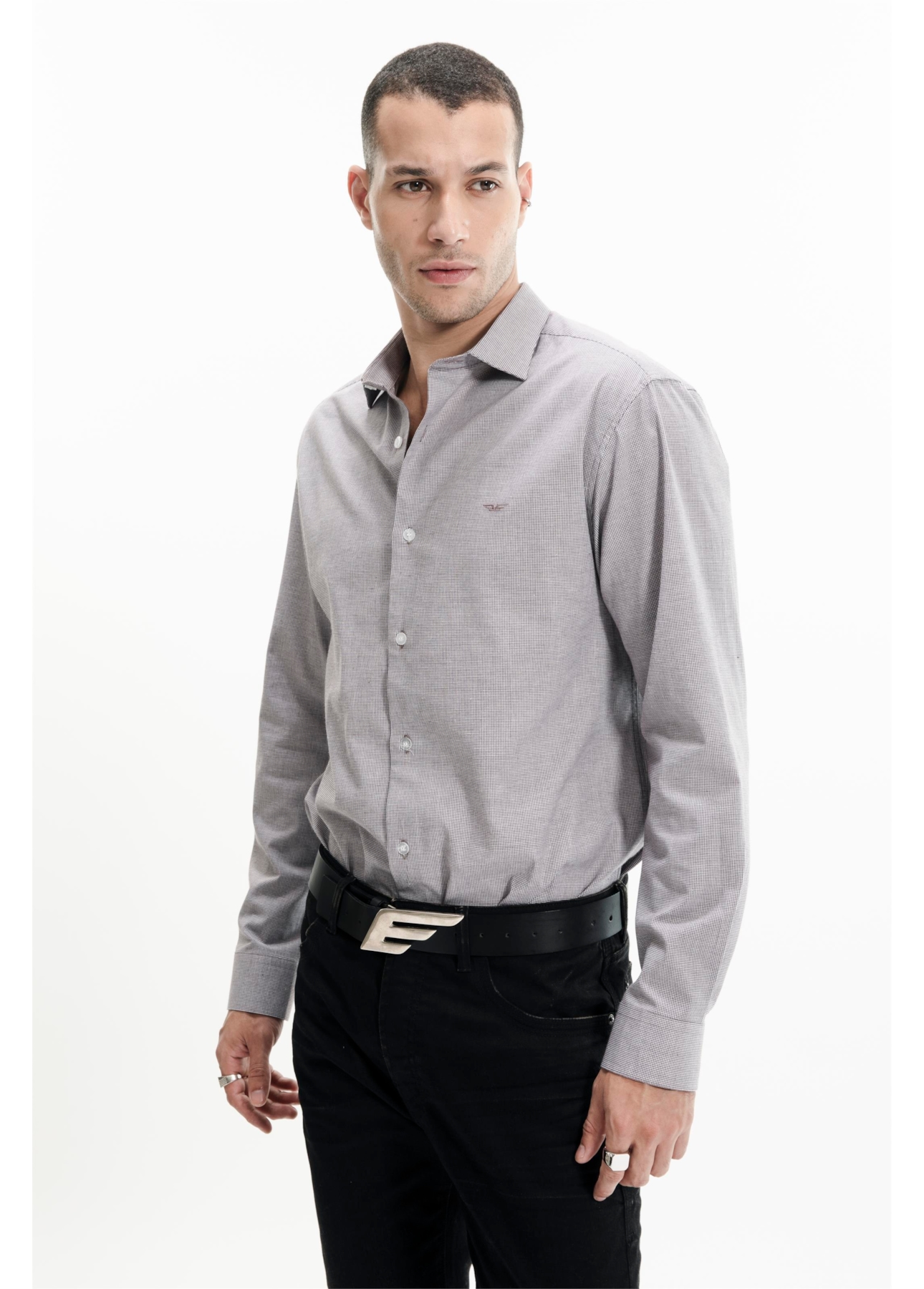 Camisa Tricoline Classic Anatomic Bordeaux