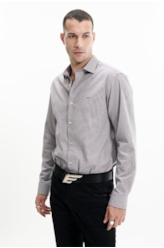 Camisa Tricoline Classic Anatomic Bordeaux