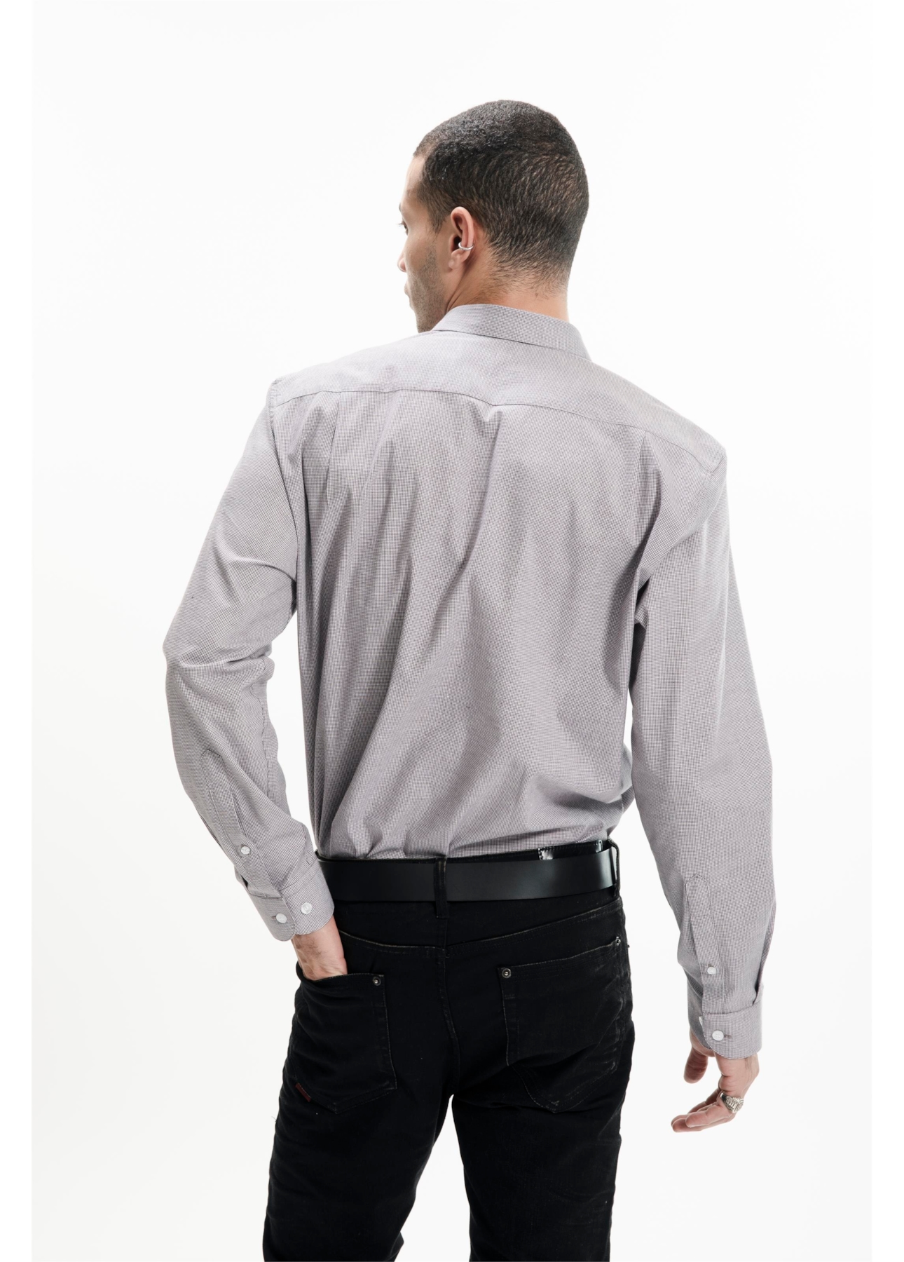 Camisa Tricoline Classic Anatomic Bordeaux