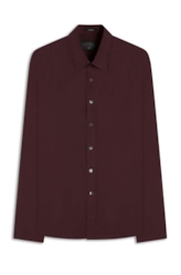 Camisa Tricoline Classic Anatomic Bordeaux