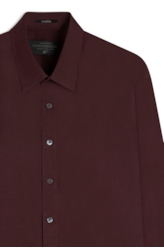 Camisa Tricoline Classic Anatomic Bordeaux