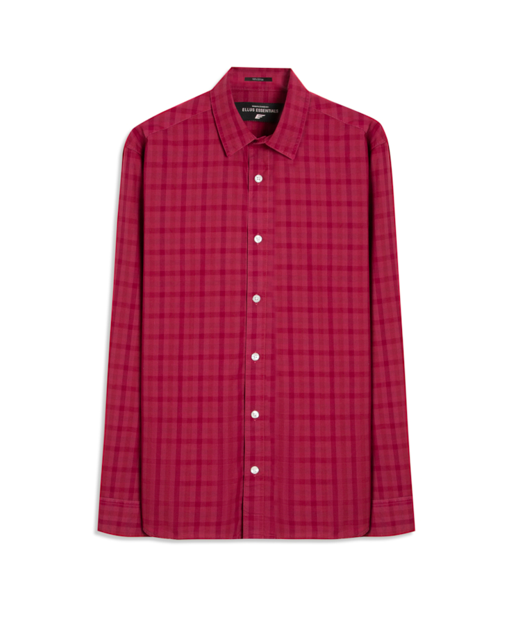 Camisa Tricoline Classic Anatomic Bordeaux