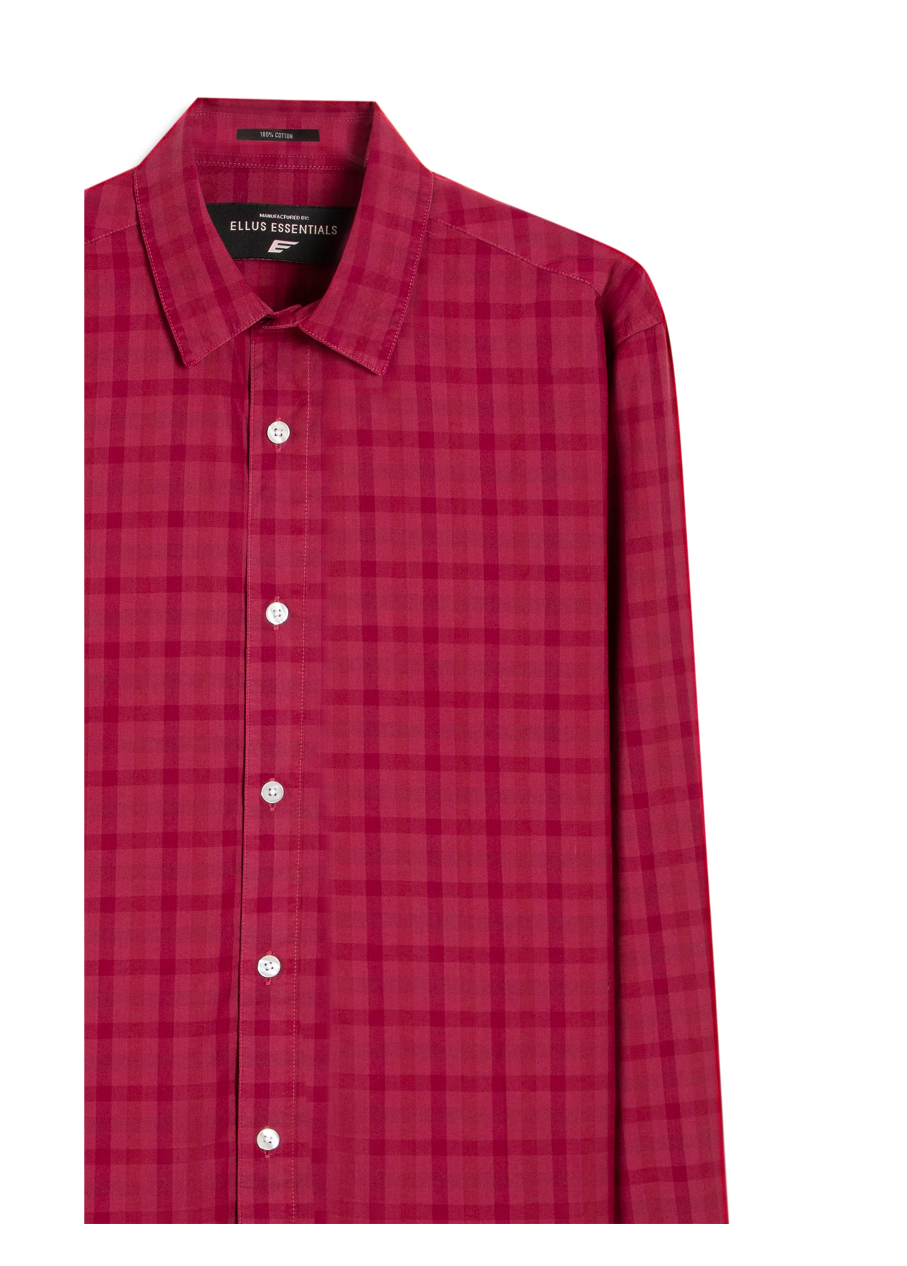 Camisa Tricoline Classic Anatomic Bordeaux