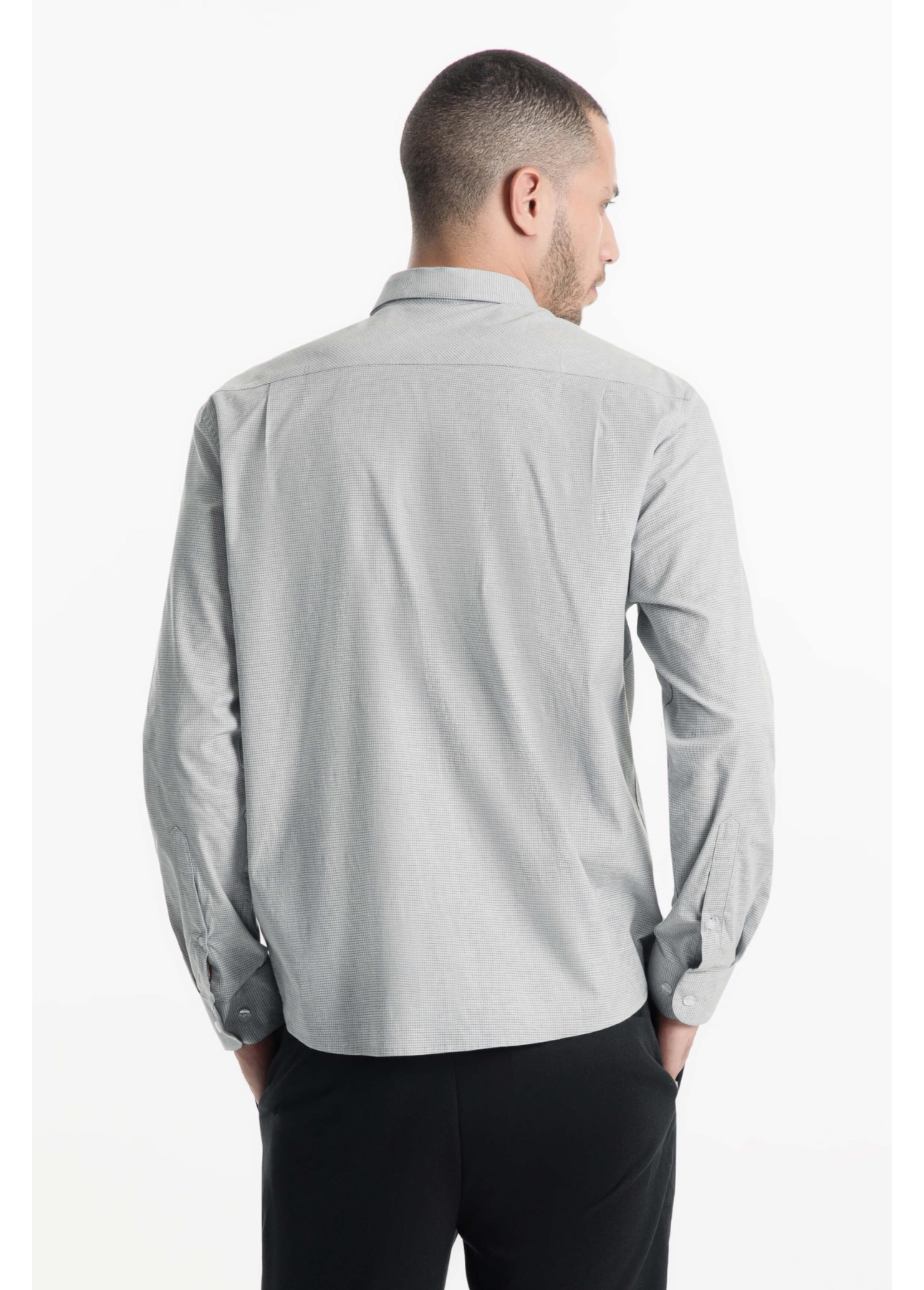 Camisa Tricoline Classic Anatomic Caqui
