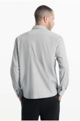 Camisa Tricoline Classic Anatomic Caqui