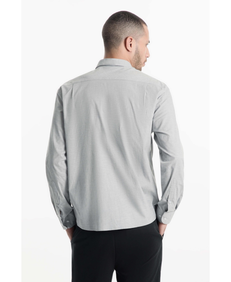Camisa Tricoline Classic Anatomic Caqui