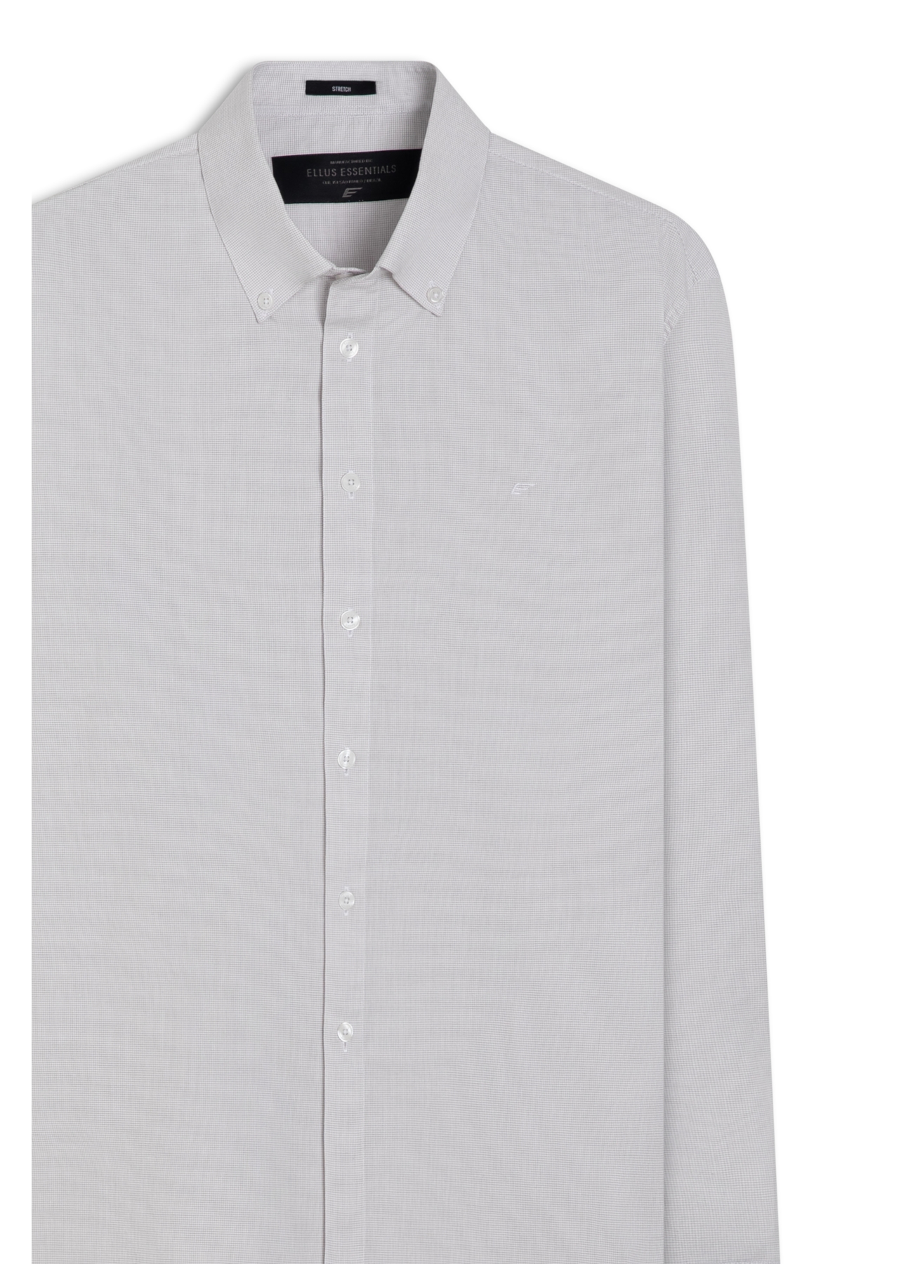 Camisa Tricoline Classic Anatomic Cinza