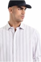 Camisa Tricoline Classic Anatomic Cinza Claro
