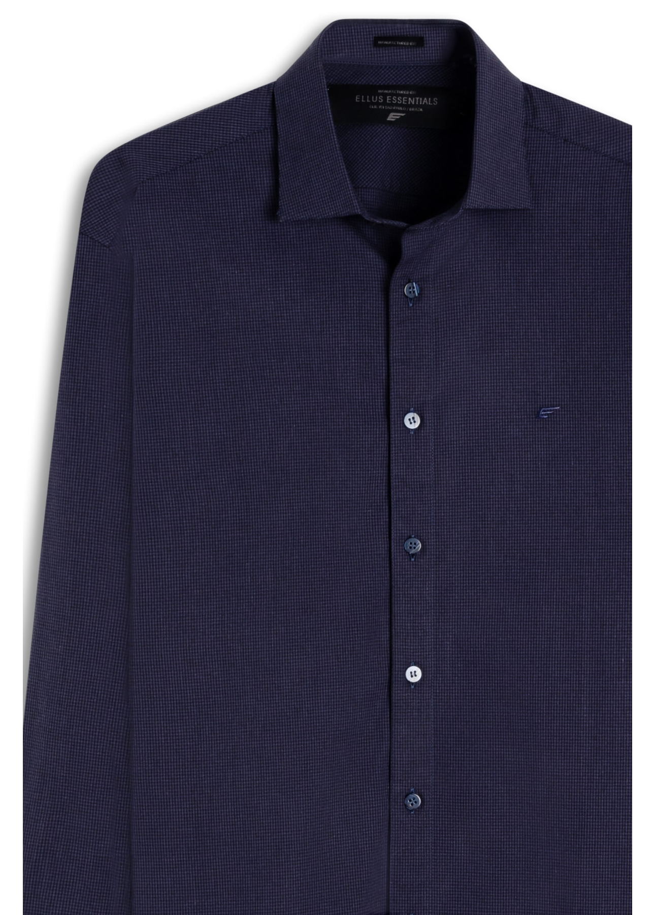 Camisa Tricoline Classic Anatomic Marinho