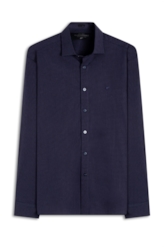 Camisa Tricoline Classic Anatomic Marinho