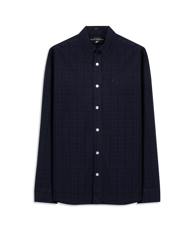 Camisa Tricoline Classic Anatomic Marinho