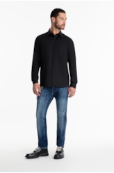Camisa Tricoline Classic Anatomic Preto