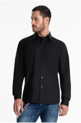 Camisa Tricoline Classic Anatomic Preto