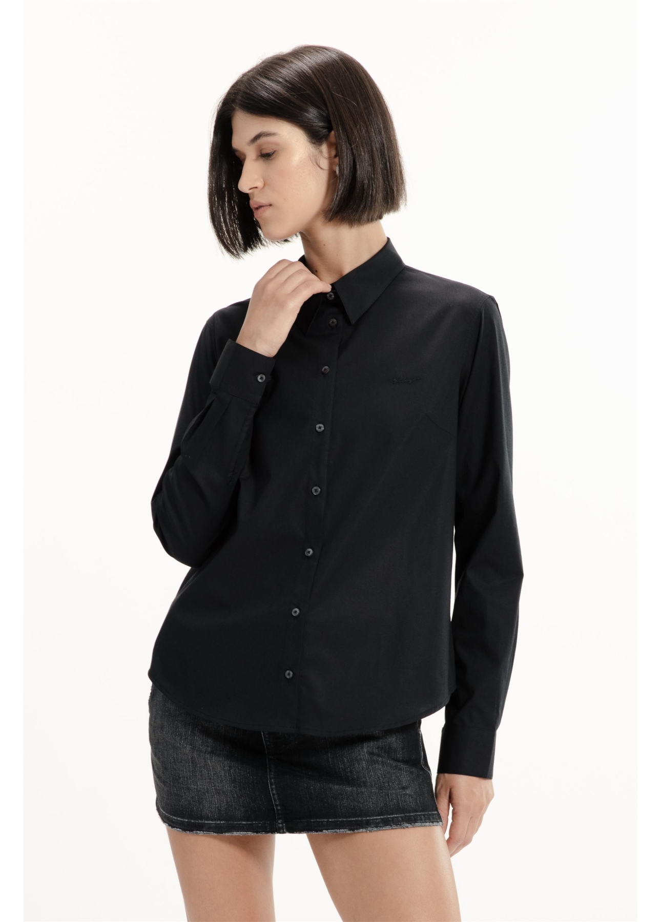 Camisa Tricoline Classic Anatomic Preto