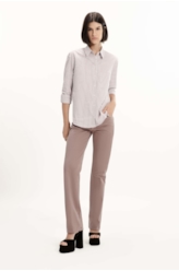 Camisa Tricoline Classic Anatomic Rosa Velho