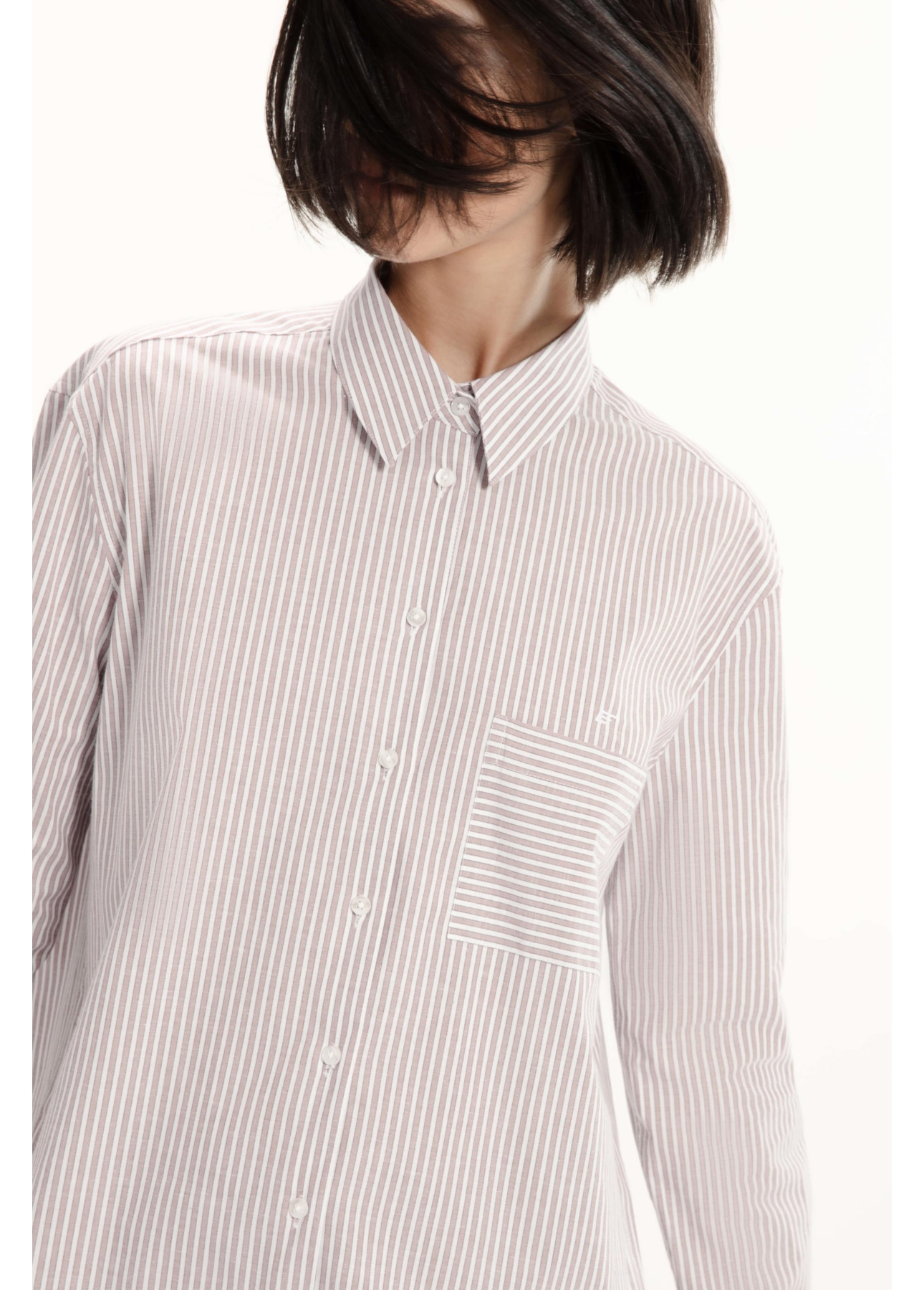 Camisa Tricoline Classic Anatomic Rosa Velho