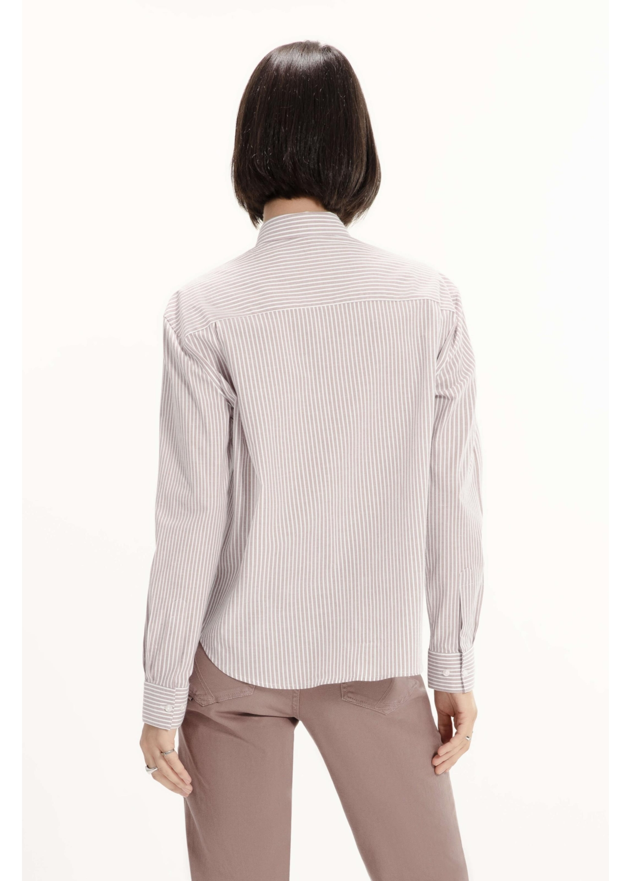 Camisa Tricoline Classic Anatomic Rosa Velho