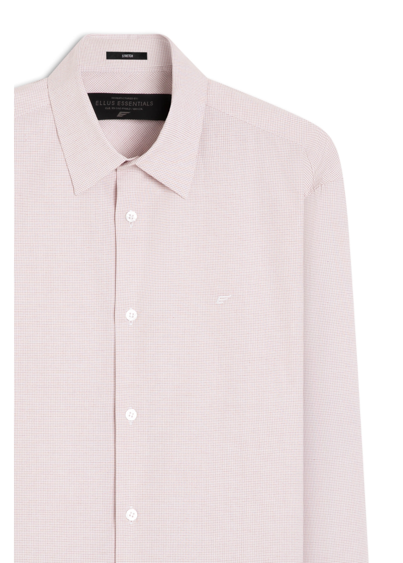 Camisa Tricoline Classic Anatomic Rosa Velho