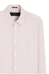 Camisa Tricoline Classic Anatomic Rosa Velho