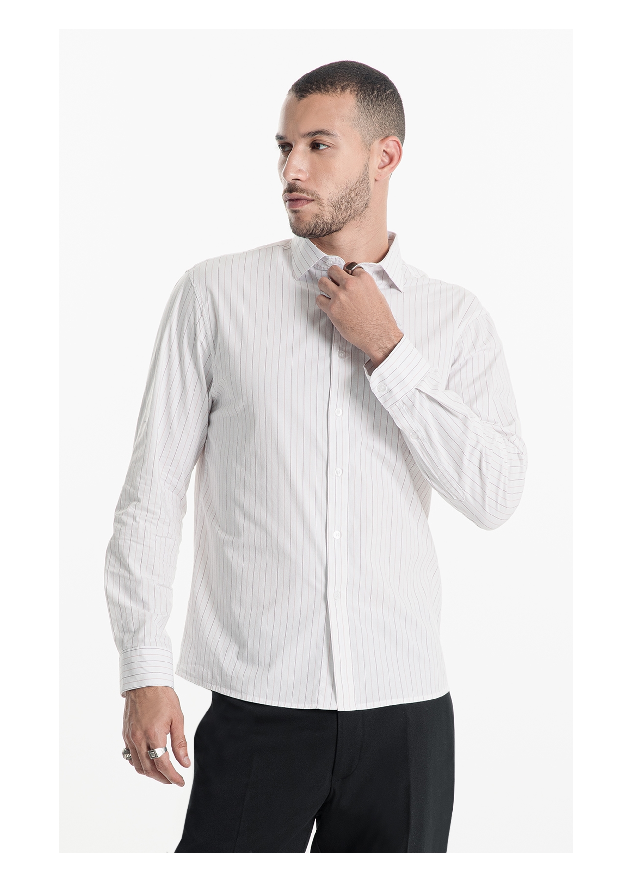 Camisa Tricoline Classic Anatomic Rosê