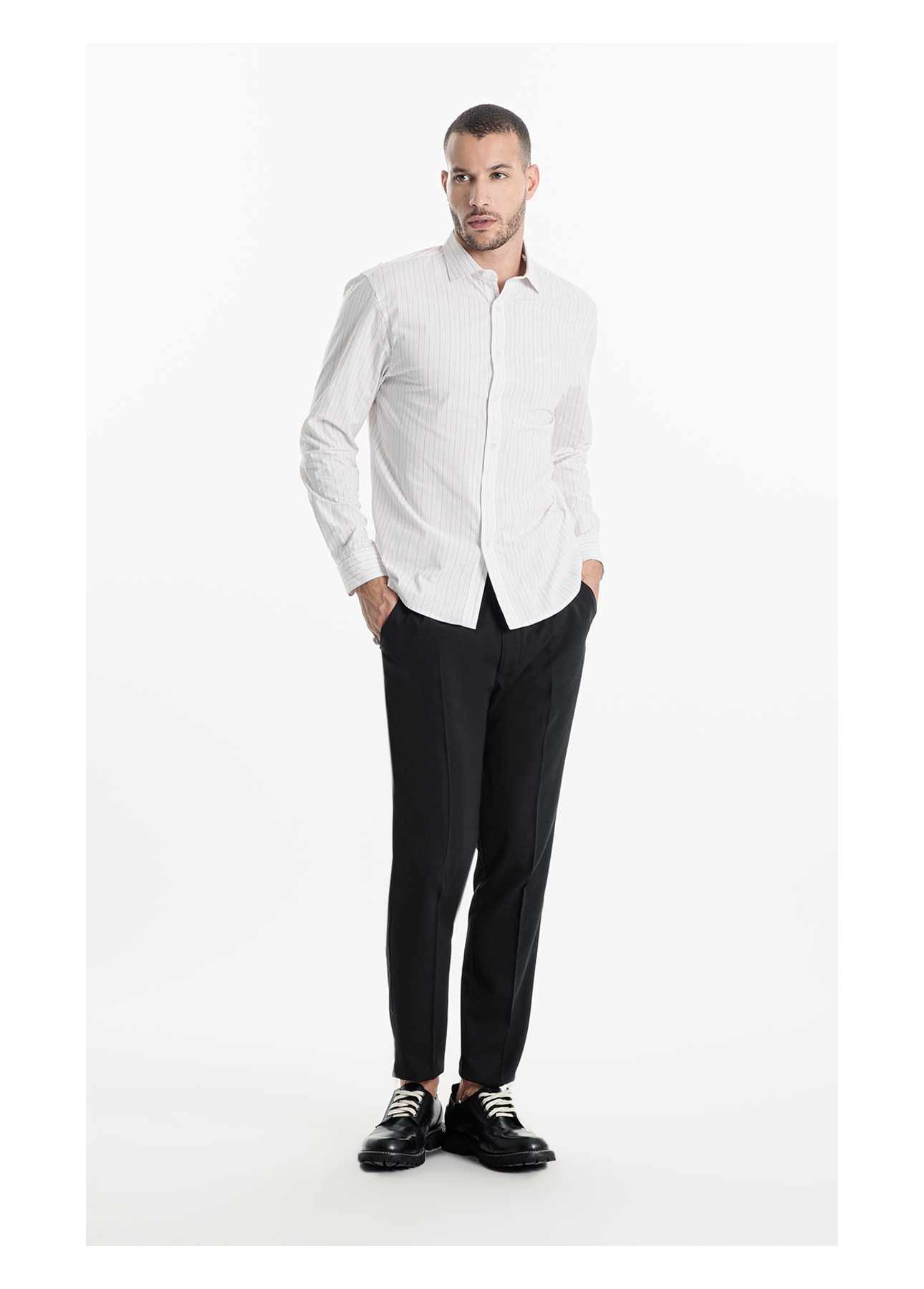 Camisa Tricoline Classic Anatomic Rosê